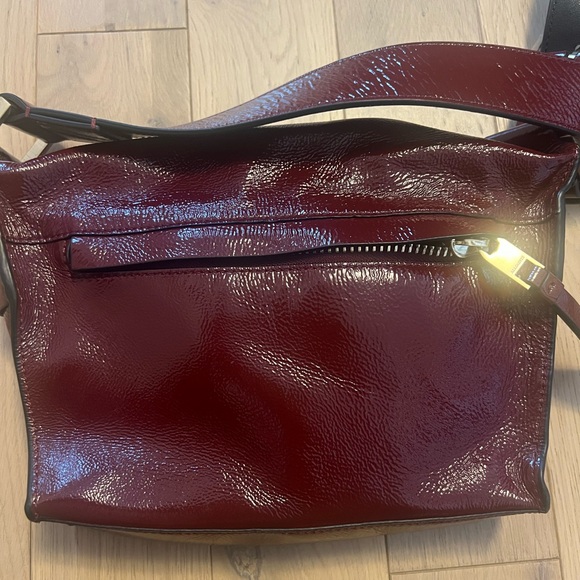 All Saints Patent Leather Crossbody Bag with Adjustable Strap - Picture 10 of 10